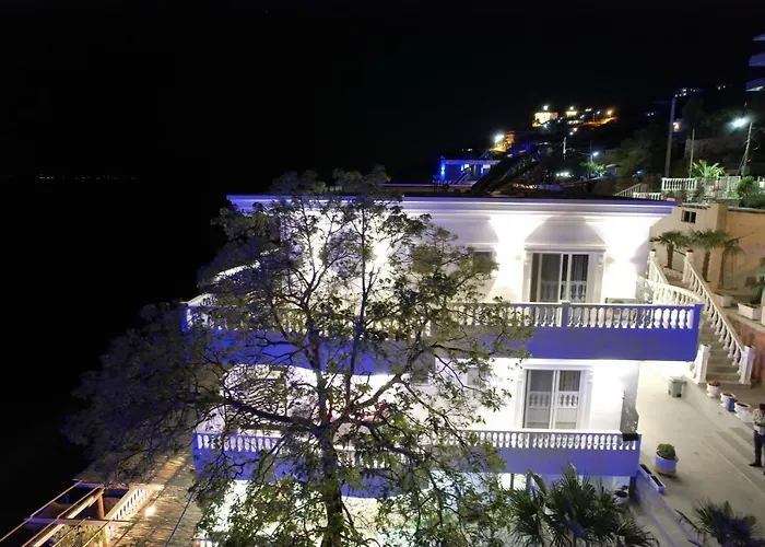 Haustierfreundliches Luxury Villa Alisja Sarande With Private Beach